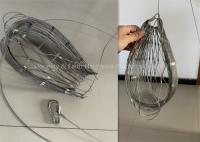 corda de fio de aço inoxidável grossa Mesh Bag For Backpack de 316 virolas de 1.5mm