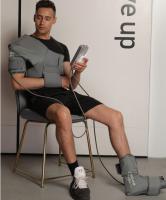 Enveloppe froide de thérapie de grand de couverture paquet de gel avec la compression intermittente portative