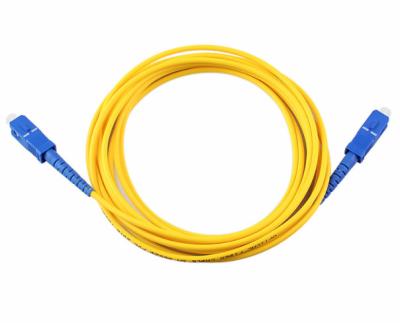 Duplex Fiber Optic Patch Cord Single Mode Low Insertion Loss And Return Loss