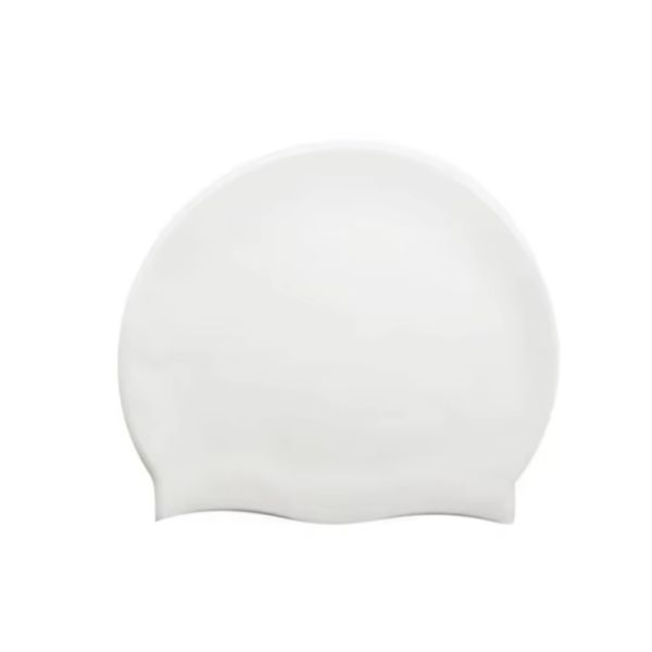 Custom Logo Silicone Waterproof Swimming Cap For Adults Swim And Dive