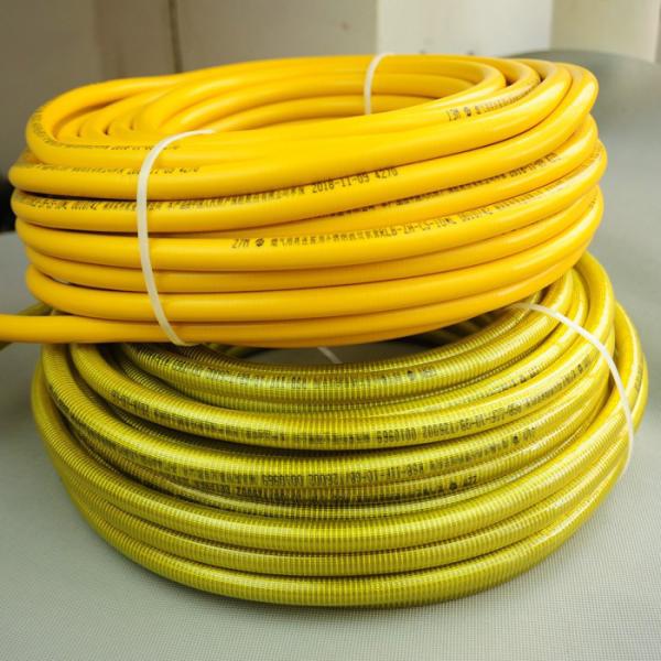 DN15 Stainless Steel Gas Hose , Fireproof corrugated flexible metal hose OD 18.5mm