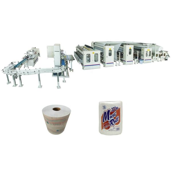 Touch Screen Auto Toilet Paper Rewinding Machine PLC Programmable Control