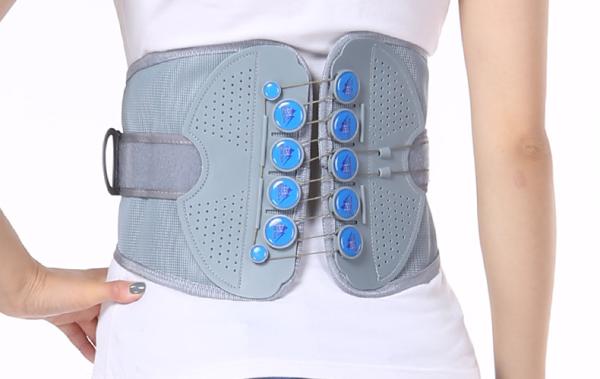 La ceinture chauffable de soutien de taille/résine arrière élastique de soutien a tressé des tissus