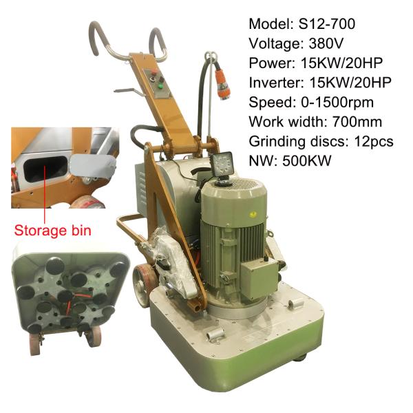 Точильщик пола дюйма 15KW супермаркета 460V 28 конкретный