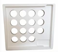 White foam horn guard. It is a common packaging material, made of polystyrene and other foam plastics.