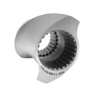 Engineering Plastic Extruder Screw Element Parts Customized