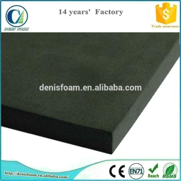 Black or white color eva non flammable foam