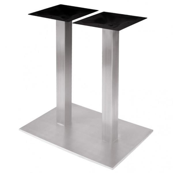 Furniture Leg Stainless Steel Square Style Pedestal Table Base for Customized Furniture