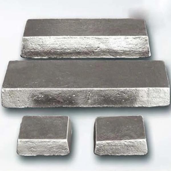 High Purity 99.9% Rare Metal Alloys  Stibium Antimony Metal Ingots For Hardener Metallurgy Storage Battery