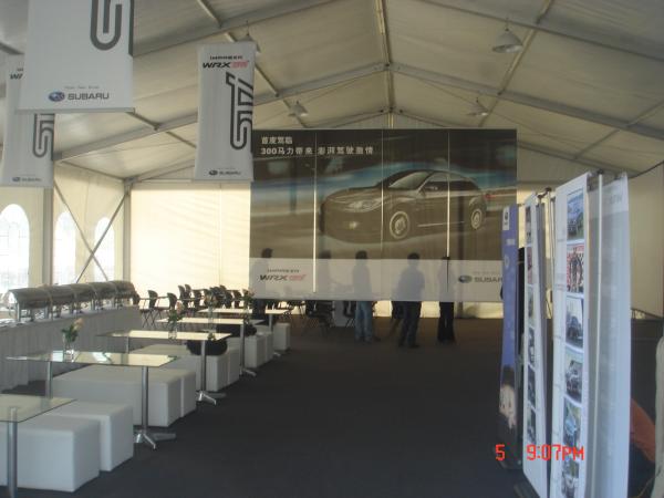 15mx20m Roof Cover Exhibition Canopy Maximum Wind Load 100km/h Tents
