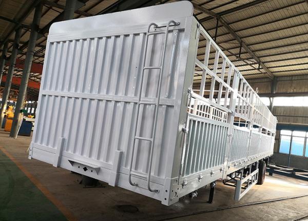 Customized Air Suspension Fence Trailer For Heavy Duty Cargo Truck