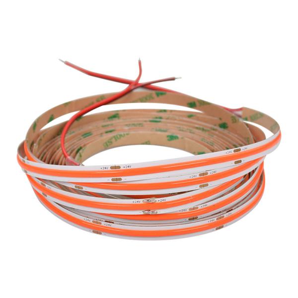 Spot free flexible 528 led/m 8W ultra narrow 5 mm 90Ra high quality FOB COB LED strips