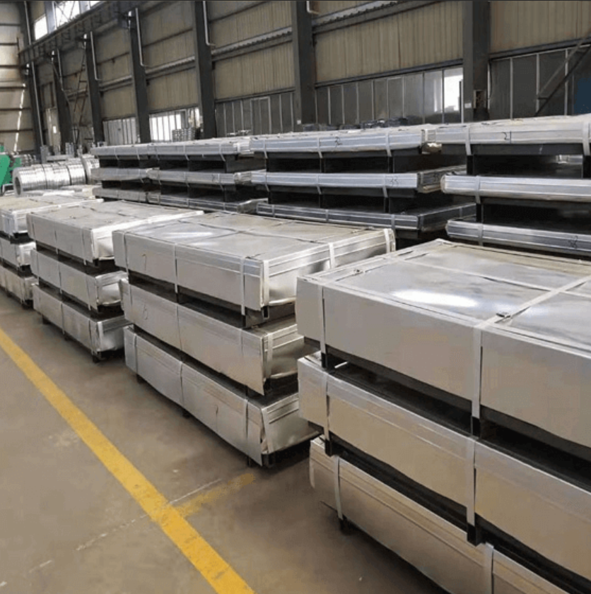 Large Spangle Galvanized Steel Sheet Zinc 40~275g GI Plate for Roofing & Construction