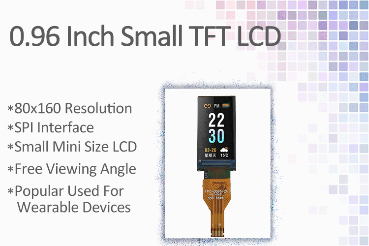 OEM SPI TFT LCD Module Display panel 0.96 Inch St7735 80x160 3.1V