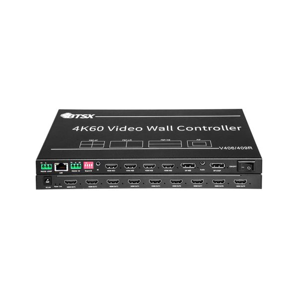 4K60 Video Wall Controller with 9 HDMI Outputs and 3-Year Warranty for Multi-Display Processing