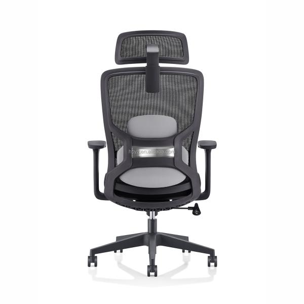 Mesh Office Swivel Chair with Self-Loading Mechanism and Adjustable Backrest 90-135°