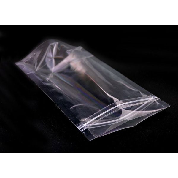 Resealable Transparent Food Pouch Bag Zipper Seal Packaging