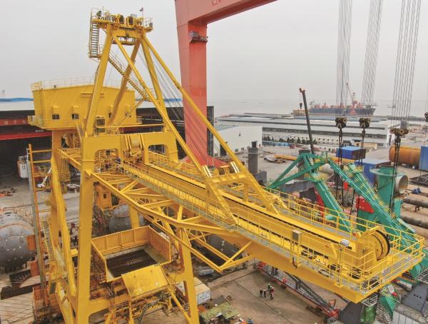 100ton-600ton Grab Type Ship Unloader Container Terminal Crane