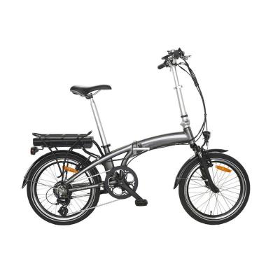 Max Distance 70km Folding Electric Bikes For Adults Rear Motor 36V 250W