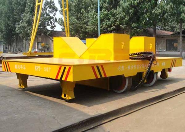 50t large capacity rail transfer carriage for assembly line
