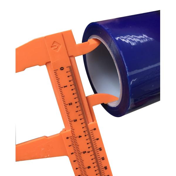 Синь ролика корпии ролика устранимой чистой комнаты слипчивая липкая толщина 10 дюймов 50 микронов