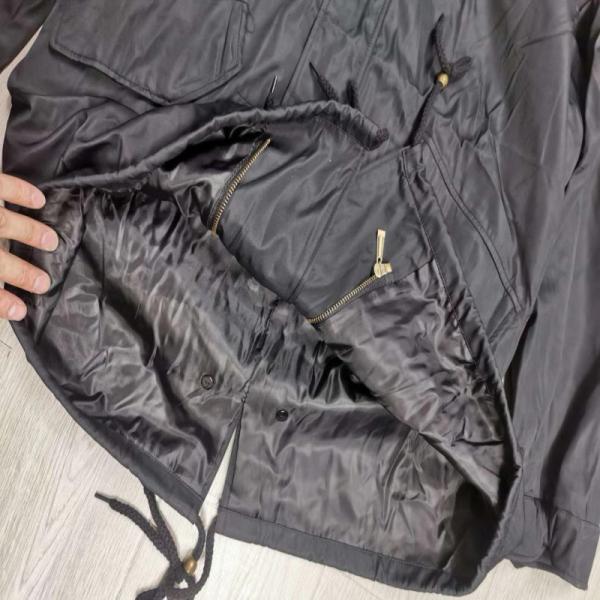 Ladies 2 Style Parka Hooded Jacket Contraction Bandage fashion and casual