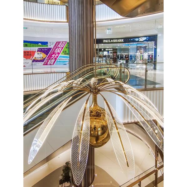 Personnalisé Grand Pendentif Moderne en Marbre Lumière Nordique Design Laiton Métal Salle à manger Cuisine Hôtel Bar Utilisation intérieure