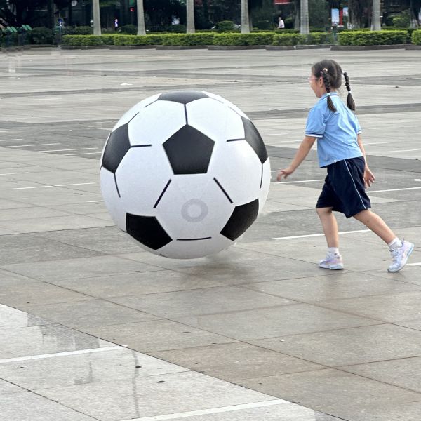 Giant Inflatable Soccer Ball, 50cm & 75cm Ready Stock, Customizable PVC Large Beach Ball for Kids Outdoor Games & Pool Parties Big Blow Up Soccer Ball for Summer Beach, Pool & Backyard Play