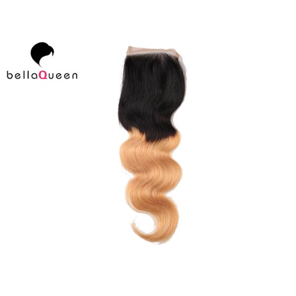 3 объемной волны человеческих волос части закрытия шнурка для женщин