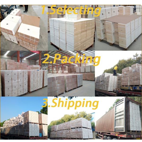 Customized Ceramic Fiber Module 220kg/m3 Anchored Folded High Temperature Resistant