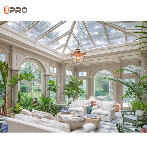 Aluminium Electrophoresis Glass Florida Room Free Standing For Solarium