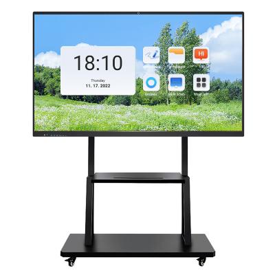 Qtenboard Smart Interactive Digital Whiteboard for School Office Meeting 65 75 Inch