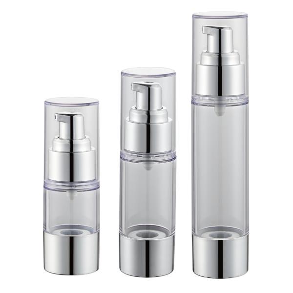 15ml 30ml 50ml Non Spill AS Airless Serum Pump Bottles