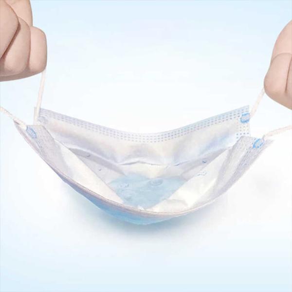 Elastic Straps Disposable 3 layers Face Mask Dust