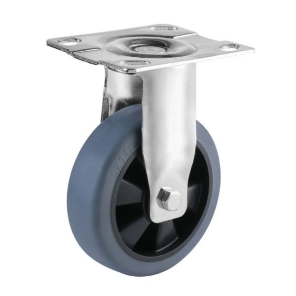 Medium Heavy Duty Industrial Caster Wheel TPR Tread PP Core Swivel Plate Castor for Trolley and Equipment