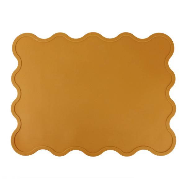 Esteiras de lugar personalizadas coloridas Eco do silicone amigável para o bebê da criança