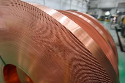 Rolo de tira de cobre personalizado para componentes elétricos automotivos