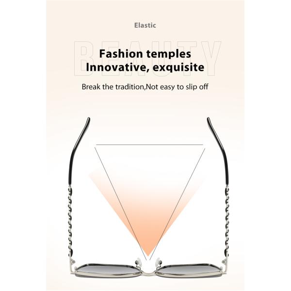 женщины 144mm поляризовывали солнечные очки, солнечные очки оправы металла приковывают ноги зеркала