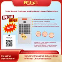 Oferta especial limitada para deshumidificador industrial de 240L/día para espacios grandes, bajo nivel de ruido, drenaje continuo para fábricas/laboratorios