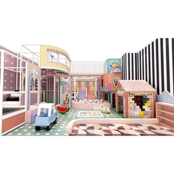 Safe Indoor Play Structures For Kids - Fully Customizable Colorful Playground