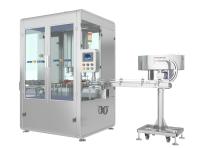 Gamme 80ml-1000ml 6 têtes de capsulage Machine de capsulage automatique rotative vitesse 6500 bouteilles par heure pour bouteille de 100ml
