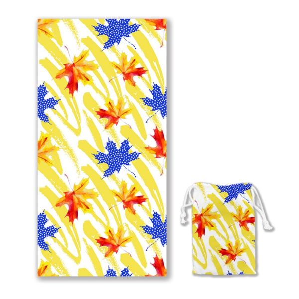 Quick Dry Custom Beach Towel Sublimation Printed Suede Microfiber Print Recycled Sand Free Beach Towel With Logo