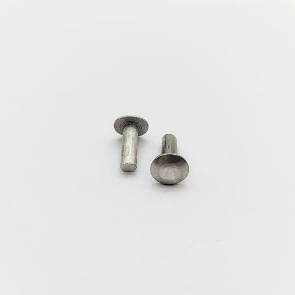 Rivets à tête bombée en aluminium massif, alliage 5056, finition anodisée