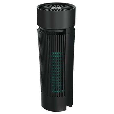 Car Hepa Ionizer Air Purifier For Smokers VOC Sensor 3000mAh Battery