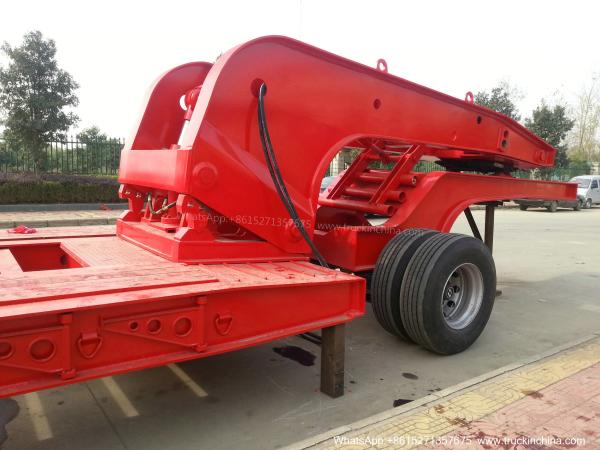 Gooseneck Lowbed Trailer Dolly for Heavy Duty Heavy Machine Lowbed Semi Trailer 80 ton  100Ton WhatsApp:8615271357675