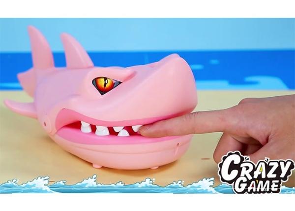 10.3  Crazy Shark Biting Games Educational Children's Play Toys W / Sound Light Age 3