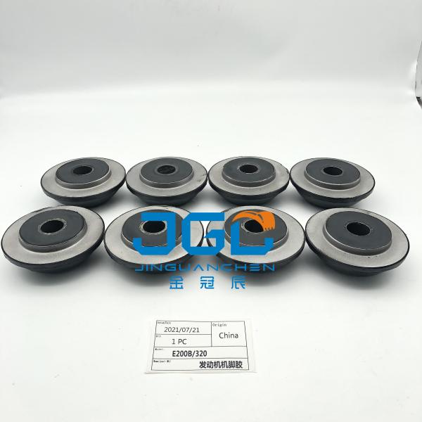 Parties de moteur de pelleteuse E200B E320 Monture moteur caoutchouc pour moteur avant et arrière