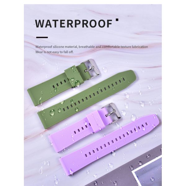 Soft Ribbed Silicone Strap · Customizable Colors | OEM/ODM - China Wholesaler SHX