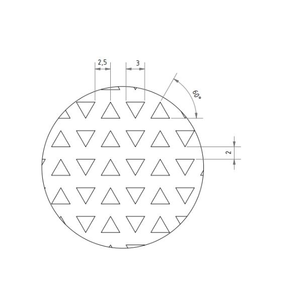 Acero suave de malla de alambre perforada de trabajo pesado