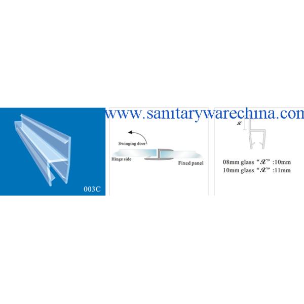 Sealing Strips/waterproof strips/shower door seals/PVC Seal 003C